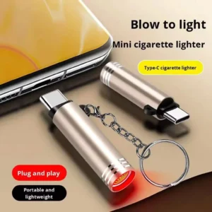 usb type c electric cigarette lighter | portable mini keychain lighter