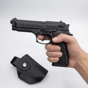 wbd 608 reloaded fully metal gun lighter (grey)